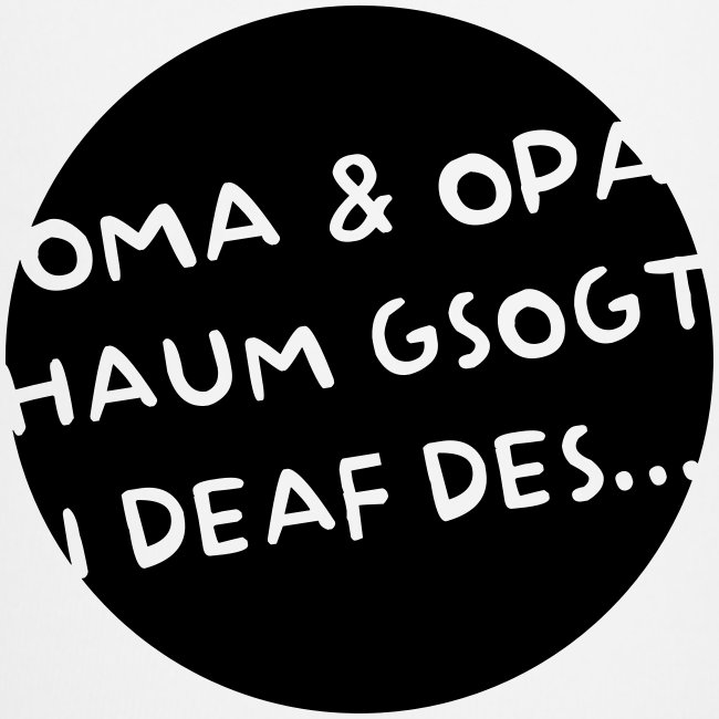 Vorschau: Oma Opa haum gsogt i deaf des - Baby Bio-Kurzarm-Kontrastbody