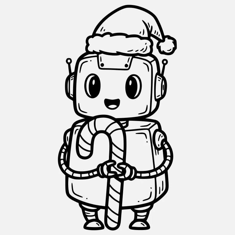 Garçon de Noël mignon avec cadeau