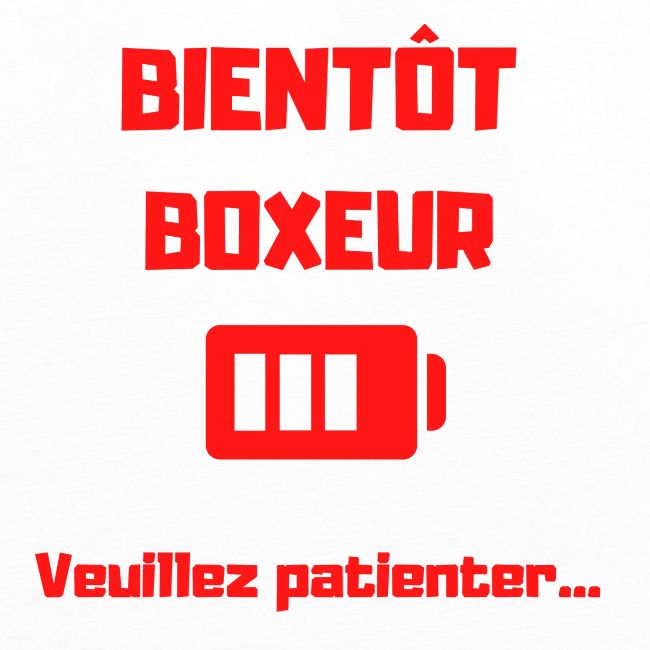 BIENTOT BOXEUR ROUGE