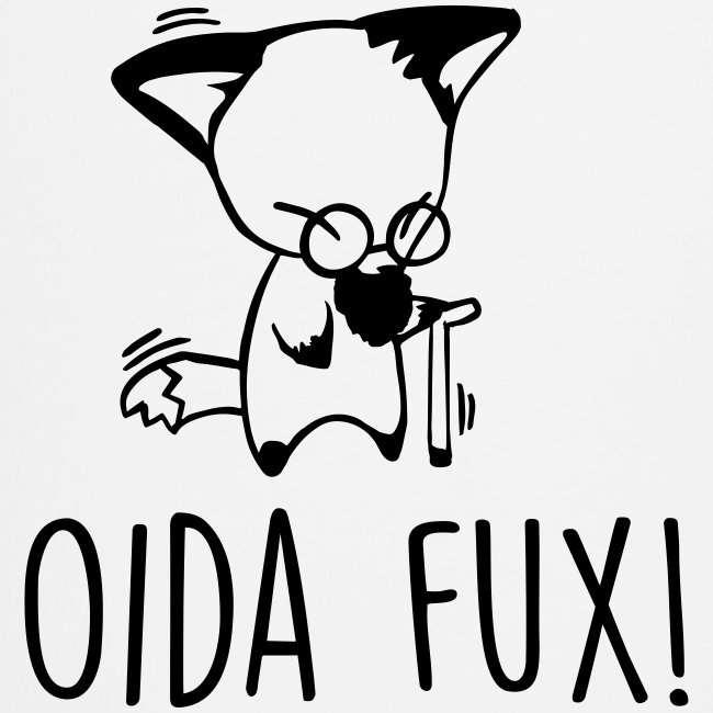 Oida Fux - Baby Bio-Kurzarm-Kontrastbody
