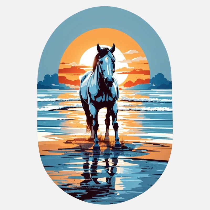 Pferd am Strand