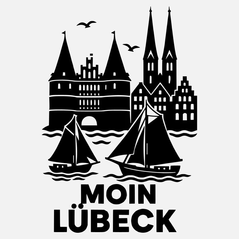 Lübeck Silhouette Moin