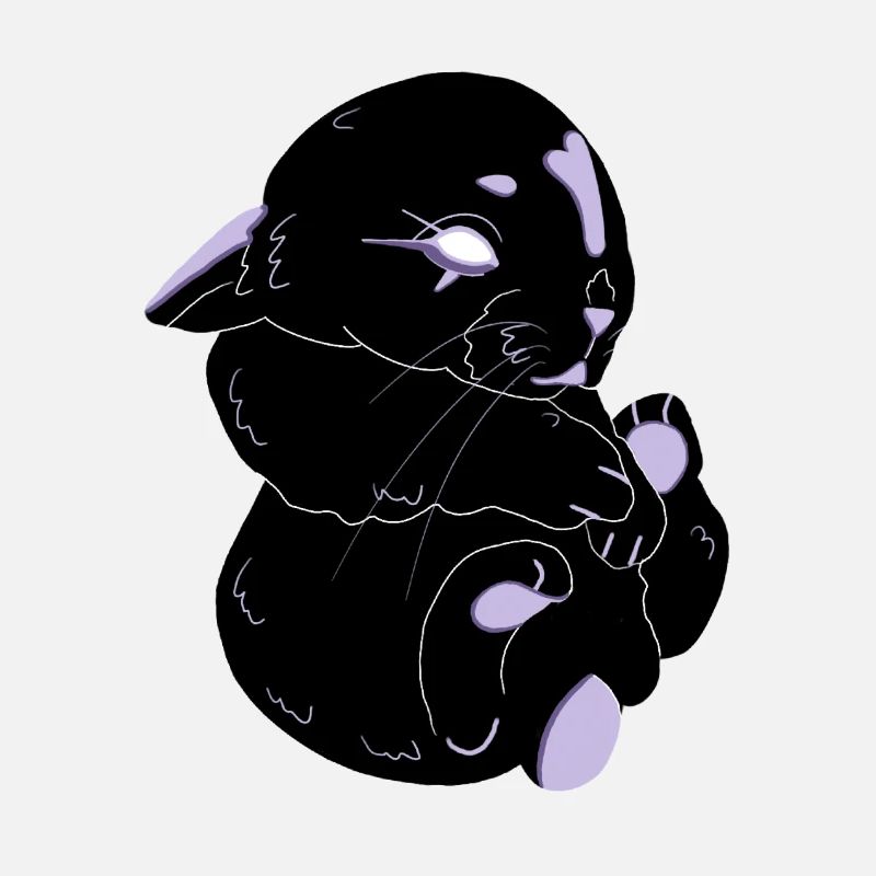 Lapin de style gothique