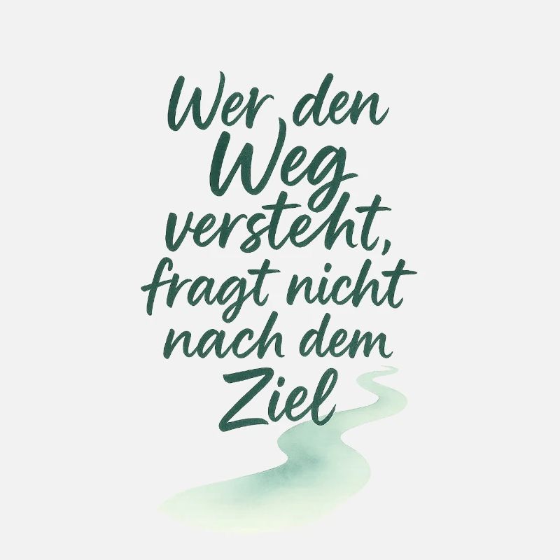 Motivational quote with waterway elements