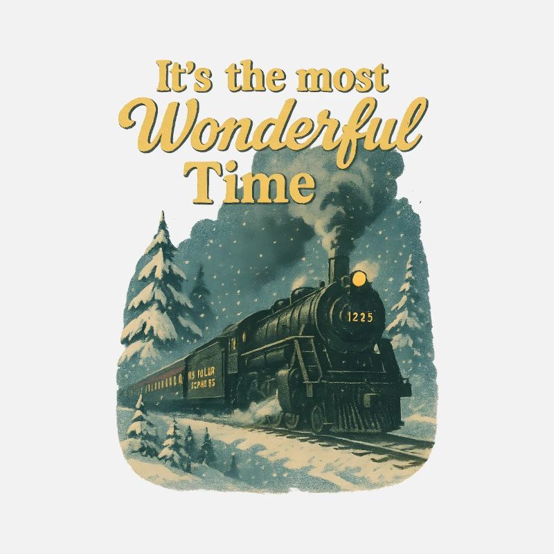 Noël rétro Polar Express
