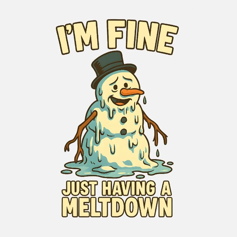 Im Fine Meltdown Snowman