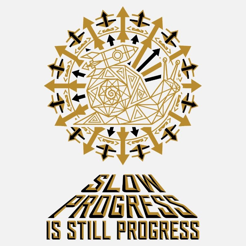 Slow Progress Raketen Schnecke