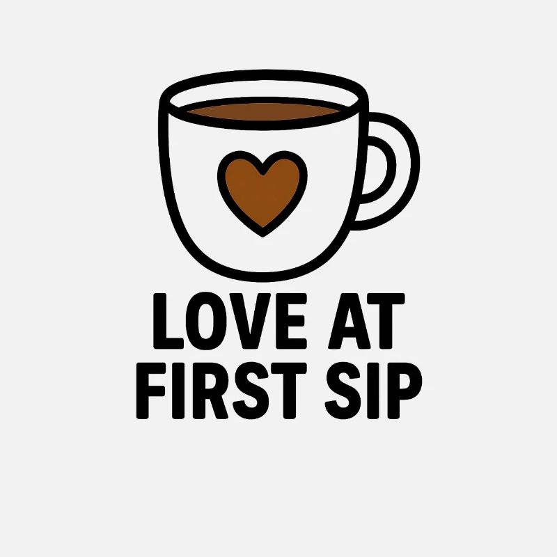 Liebe beim ersten Schluck Kaffee