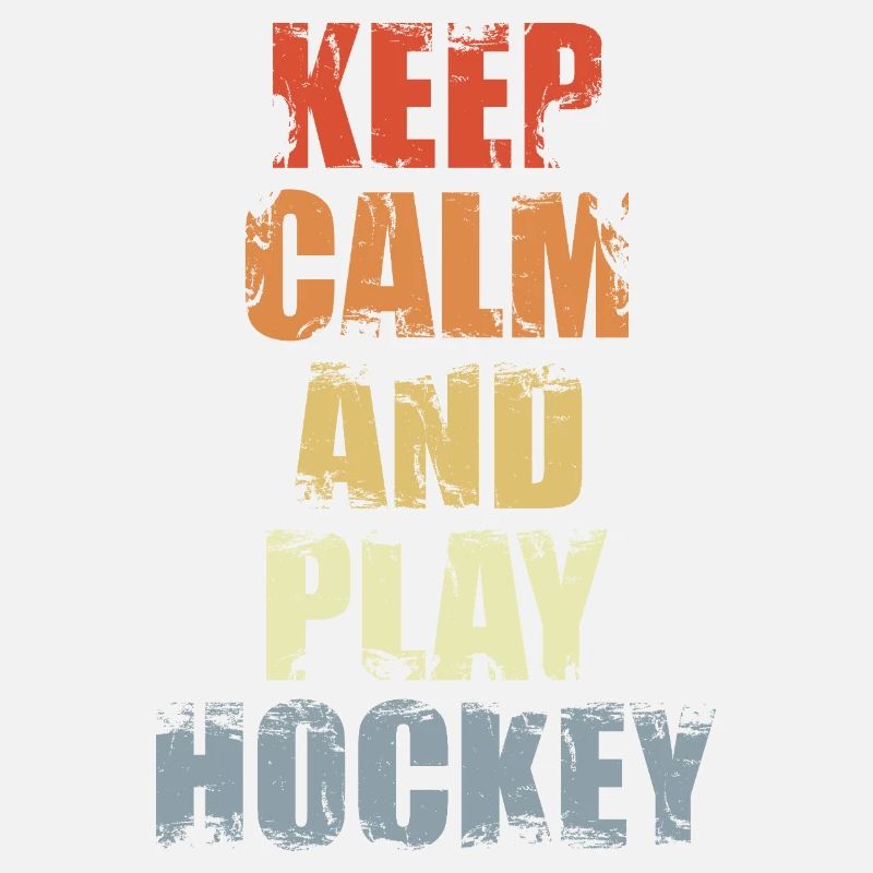 Bleib ruhig und spiel Eishockey