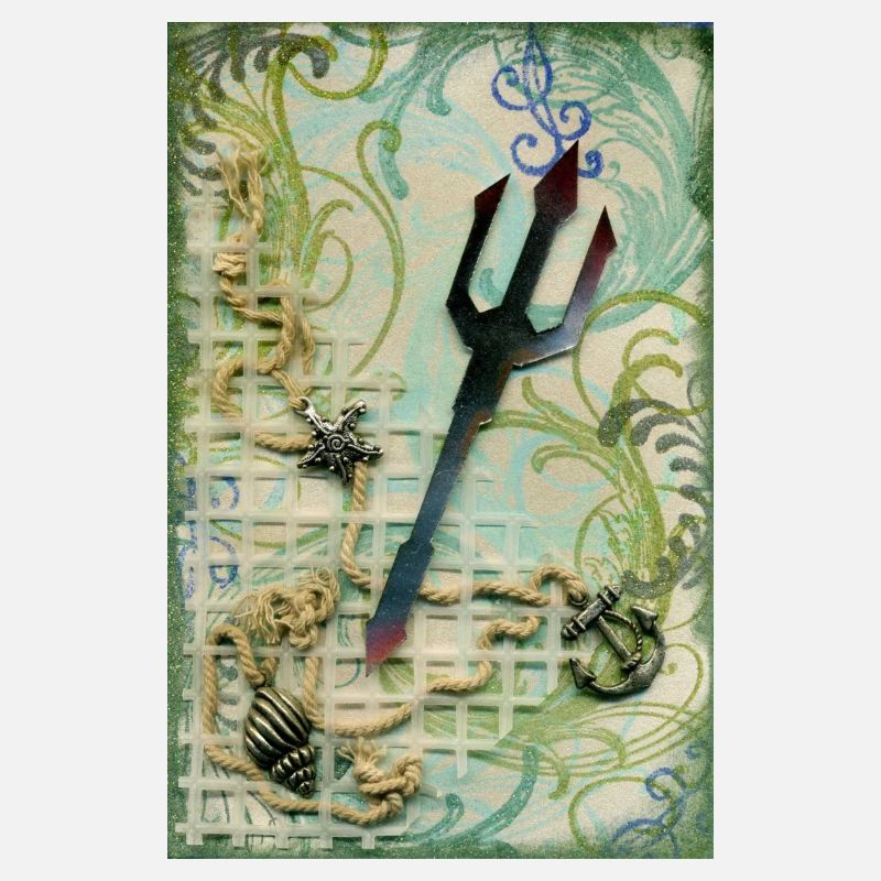 Mythical Trident with Nautical Accents