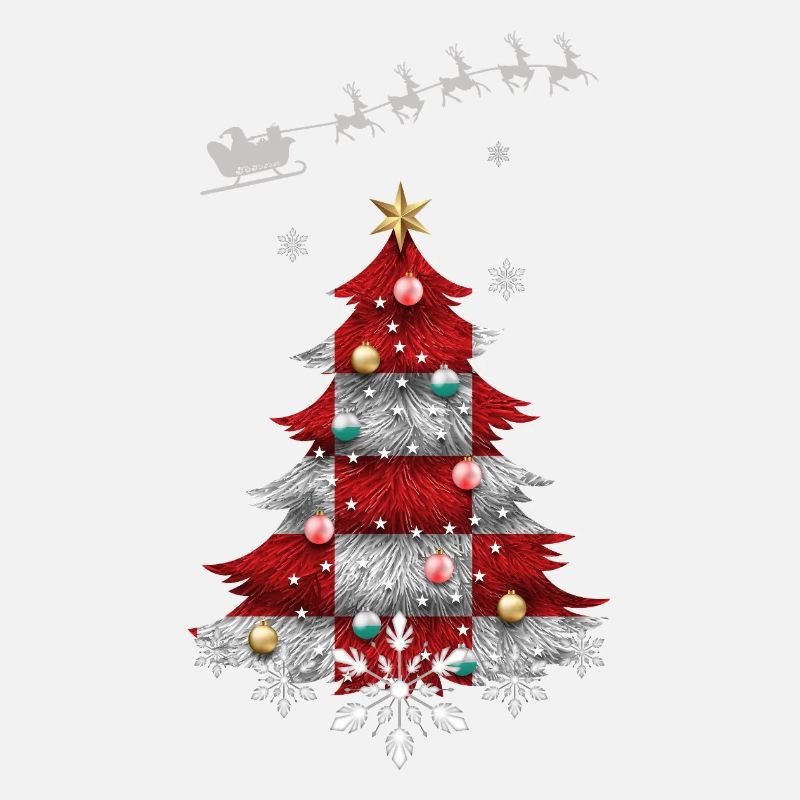 Sapin de Noël avec drapeau de la Croatie