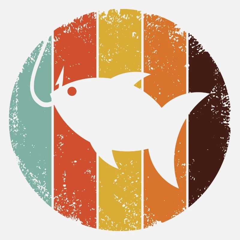 Fishing Plus Vintage Design - Poisson sur l’hameçon