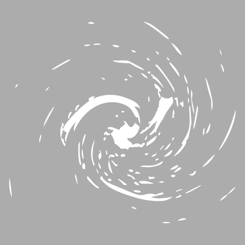 Abstract Vortex / Line / White / Pattern