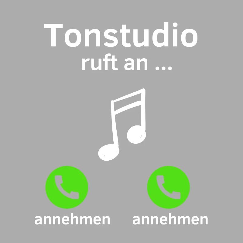 Tonstudio ruft an - annehmen oder annehmen?