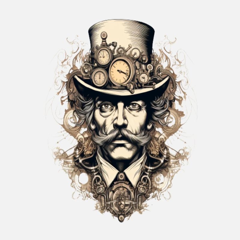 Steampunk Gentleman avec des montres