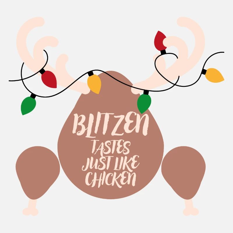 Cuisse décorée: goût poulet