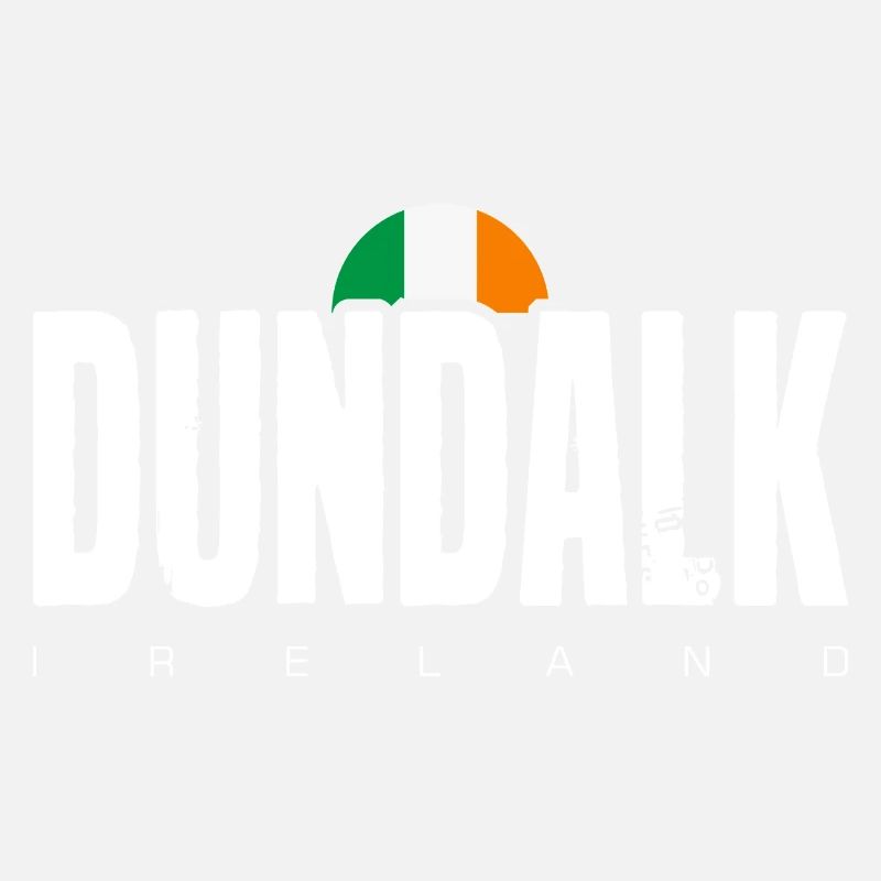 Dundalk Irish Flag Bold Text Tee