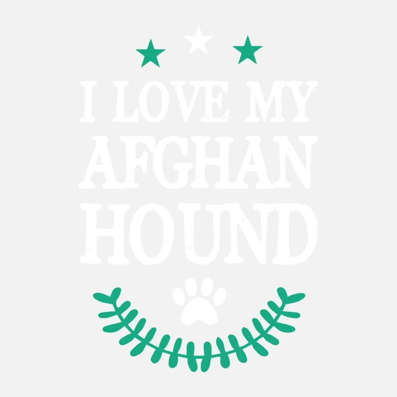 J’aime mon lévrier afghan