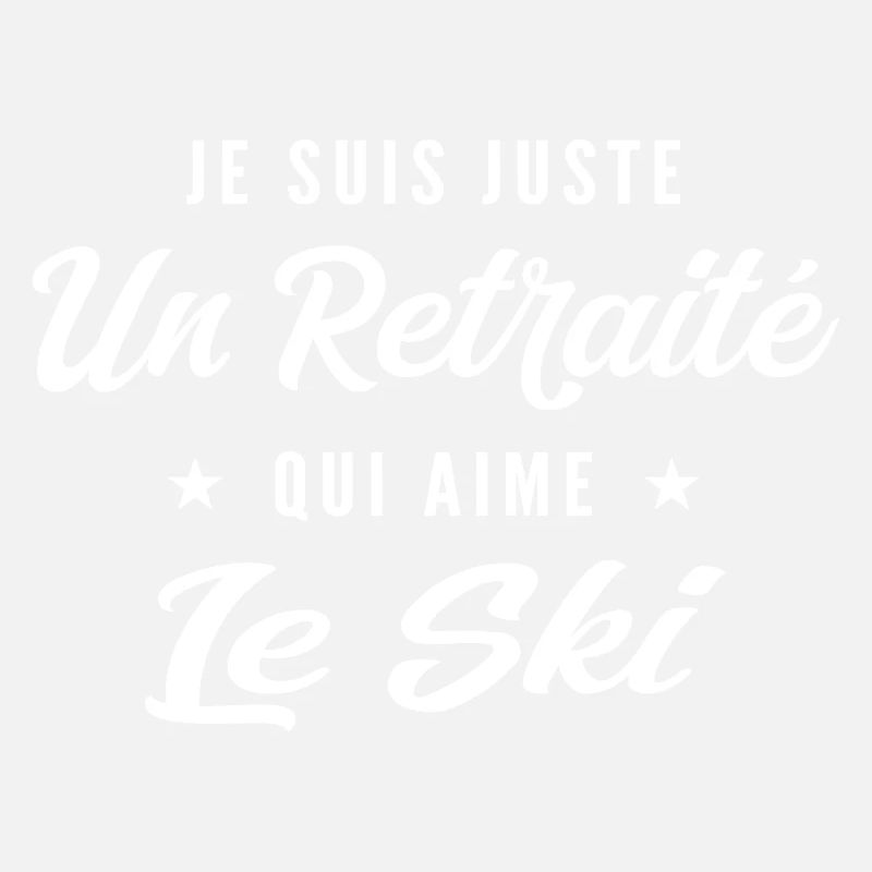 Retraité passionné de ski
