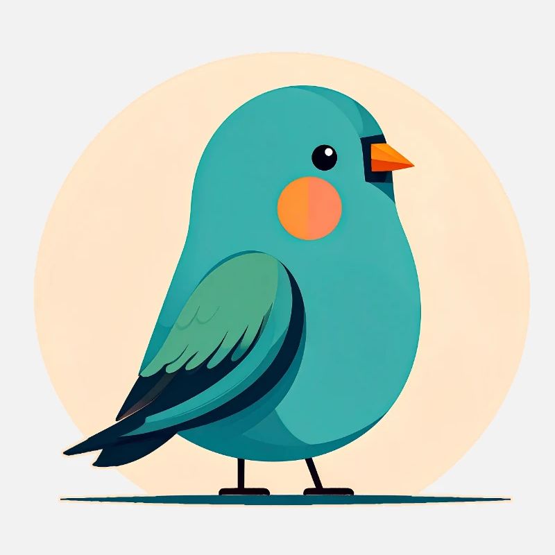 Small green-blue bird