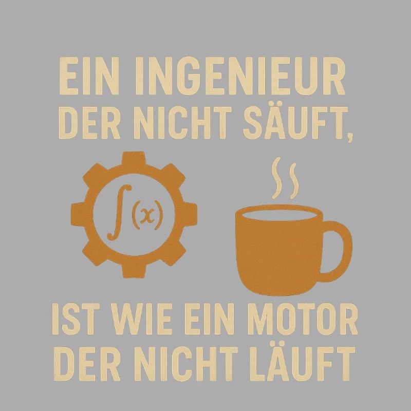 Ingenieur Humor Kaffee Motor