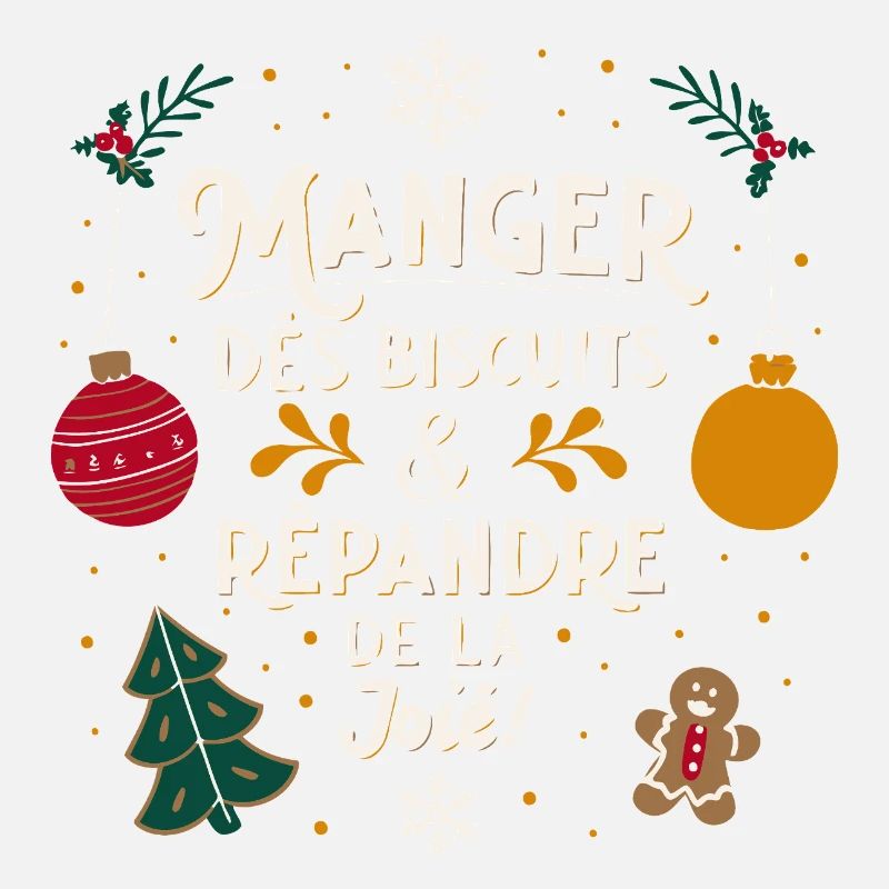 Manger des Biscuits & Répandre Joie Noël