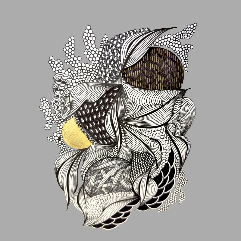 Leaf Fabric Feather Light Pattern