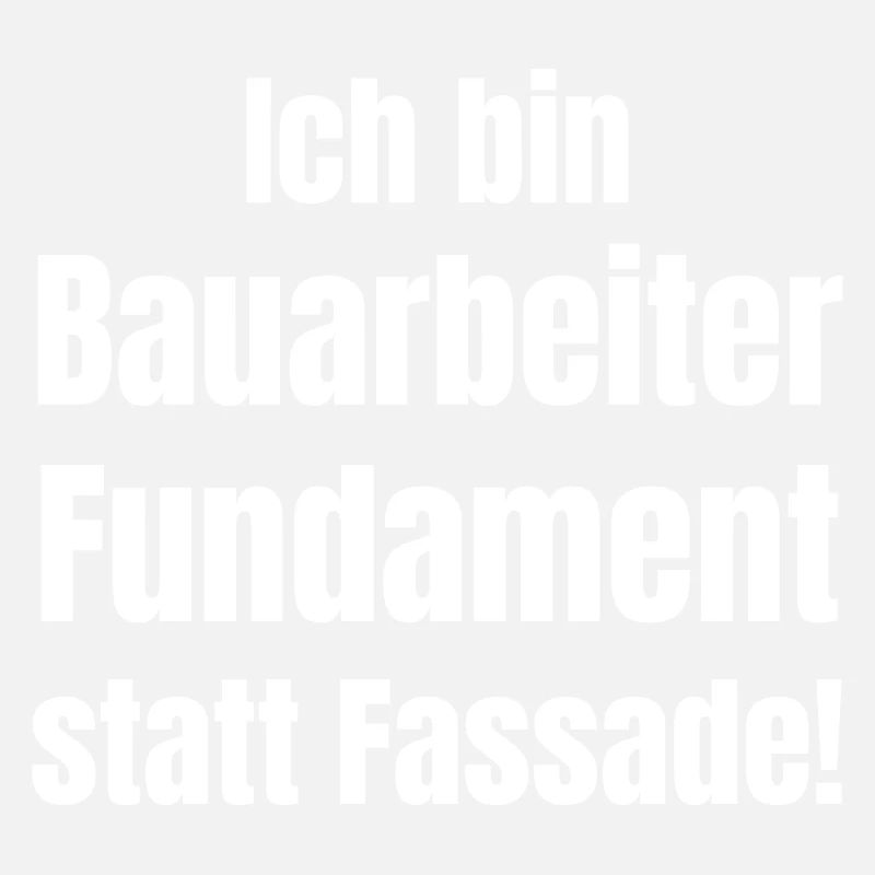 Fondation au lieu de façade : ouvriers du bâtiment