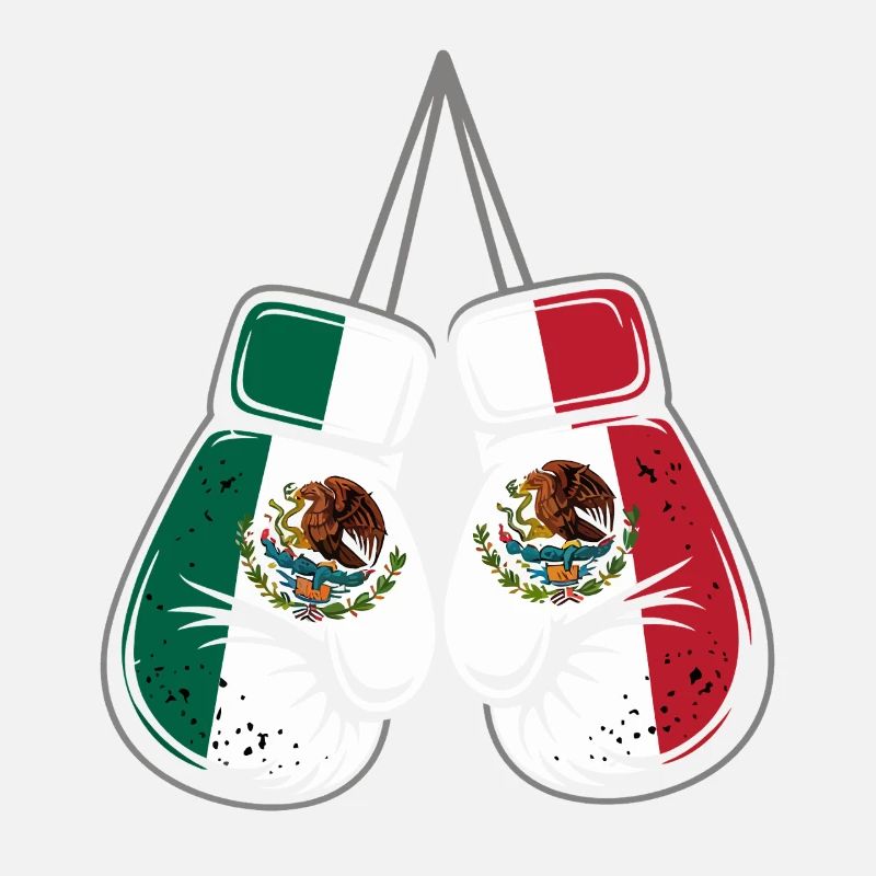 Gants de boxe des drapeaux du Mexique