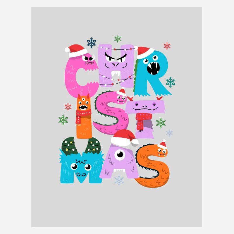 Monstres de Noël Rigolos