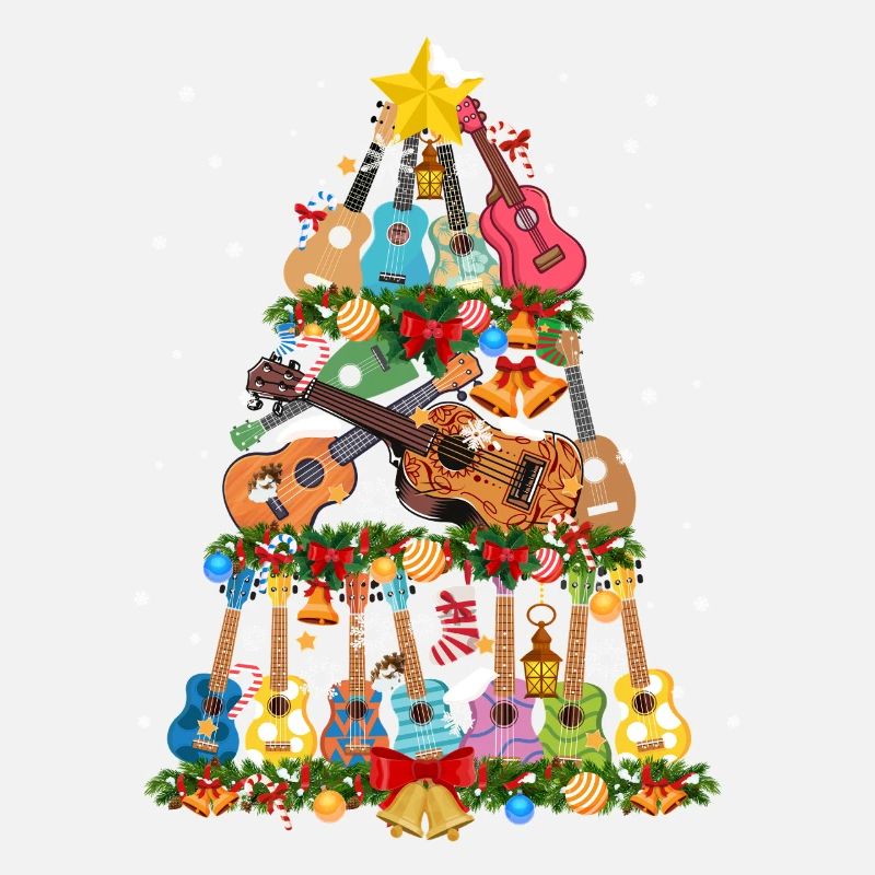 Hawaiian Ukulele Uke Christmas