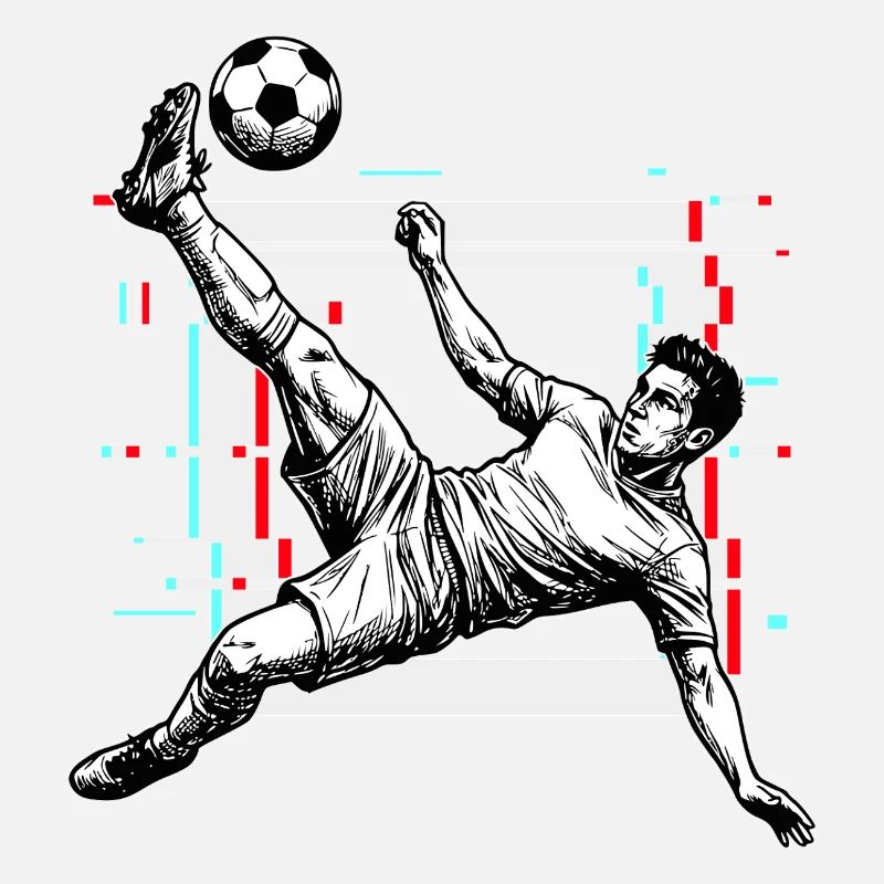 Fussball Schuss Fallrueckzieher Seitfallzieher