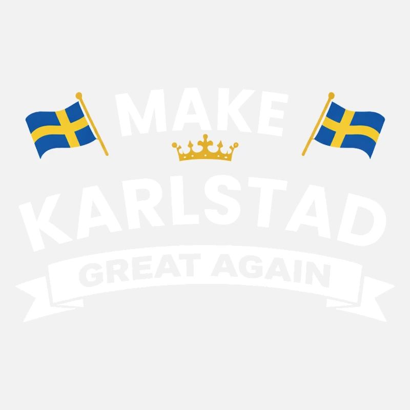 Karlstad Stor, encore une fois – drapeau et couronne