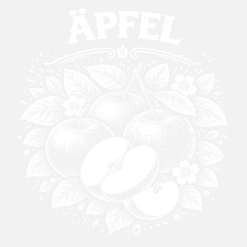 Apfelholzschnitt Botanischer Druck