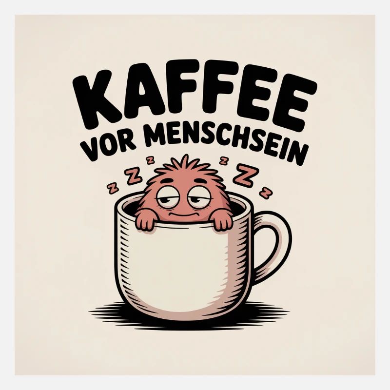 Coffee Before Being Human Cartoon