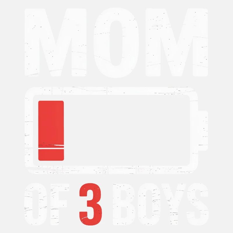 Mutter von 3 Jungen, Batterie leer