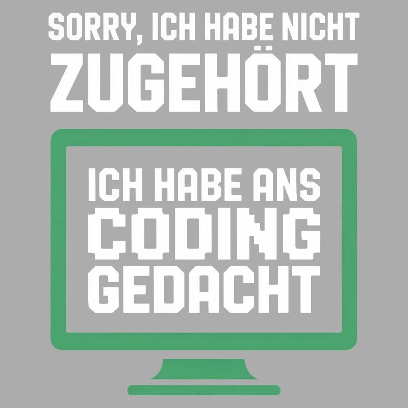 Coding Gedanke am Bildschirm