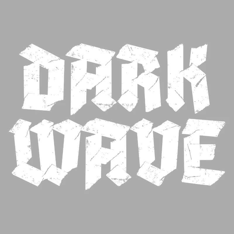 Conception du logo typographique Dark Wave