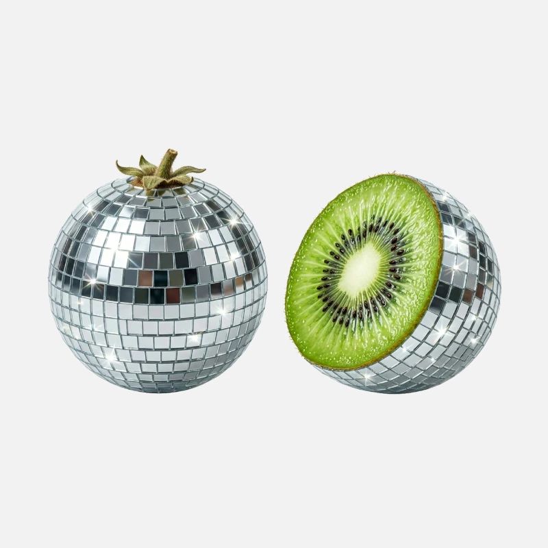 Balle Miroir Disco Kiwi