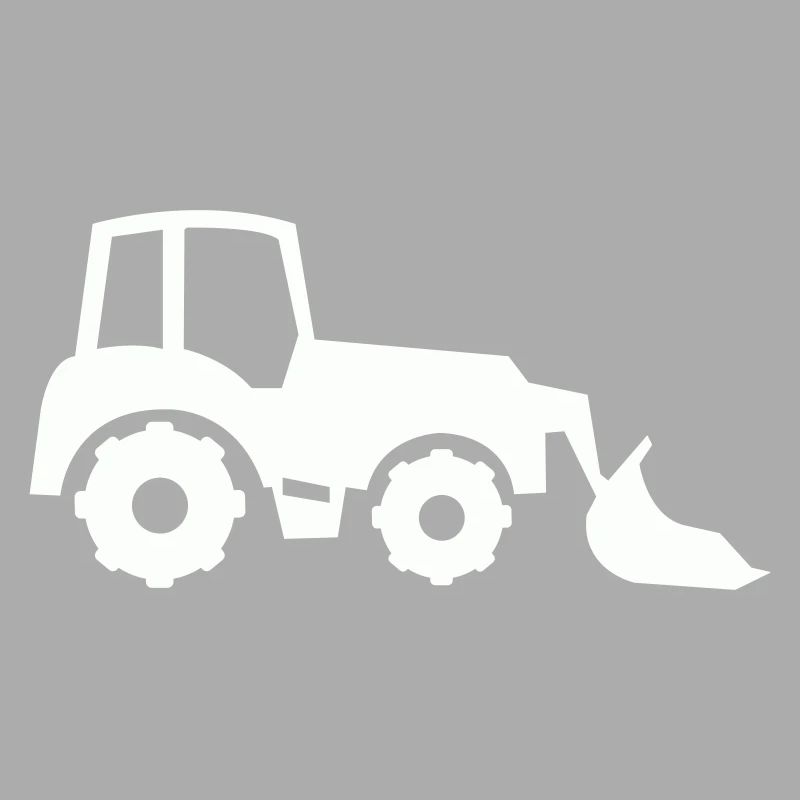 Traktor Silhouette Frontlader
