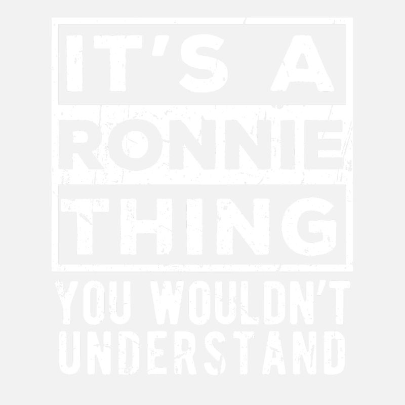 C’est une affaire de Ronnie que tu ne comprendrais pas