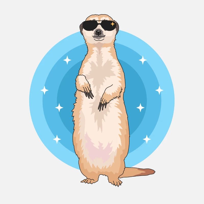 Suricate cool | Drôle de cadeau suricate