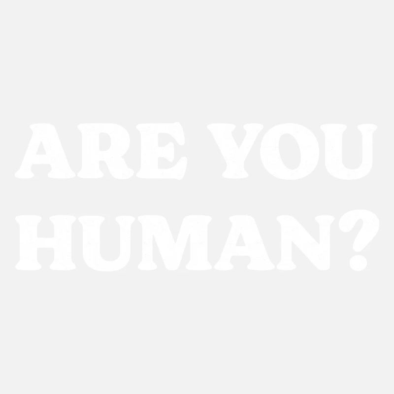 Human existential question bold typography