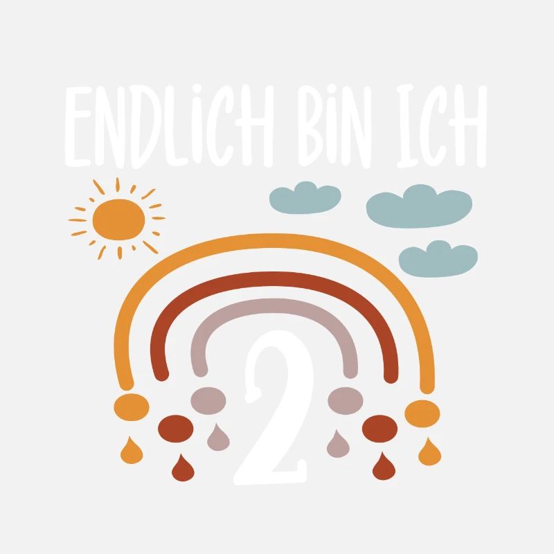 2. Geburtstag Endlich ich bin 2 Geburtstagsdesign