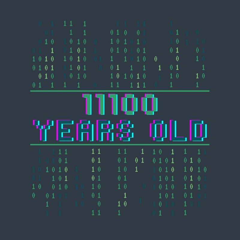 28. Geburtstag 28 Jahre alt Binärcode Coder