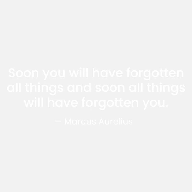 Marcus Aurelius Stoic Quote Design