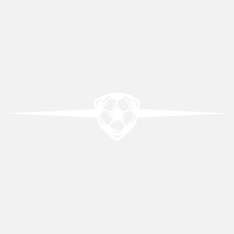 Fussball Symbol Linie
