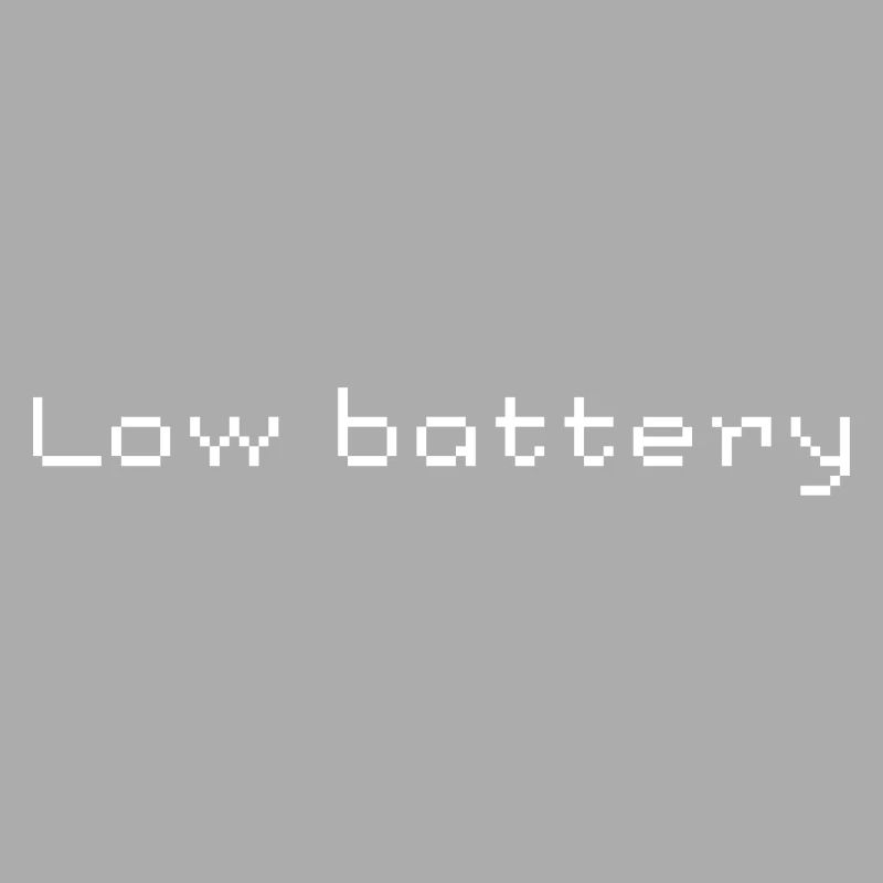 Conception de l’affichage de la batterie faible