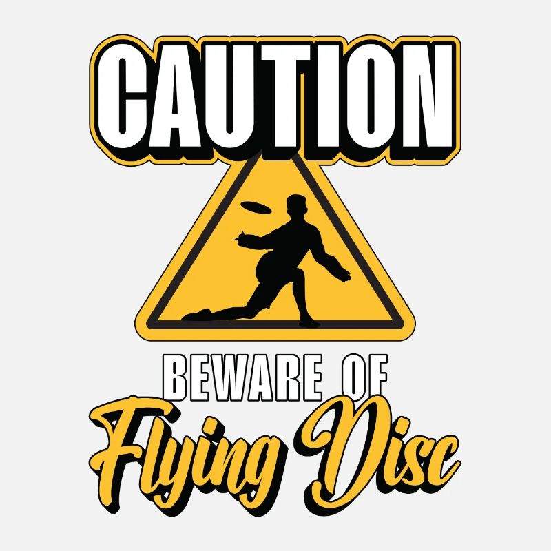 Flying Disc Attention Méfiez-vous du Flying Disc Golfing
