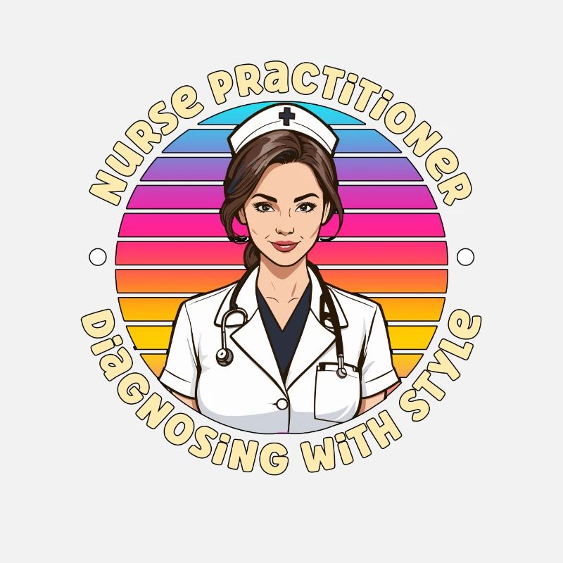 Nurse Practitioner Diagnosing With Style Medical
